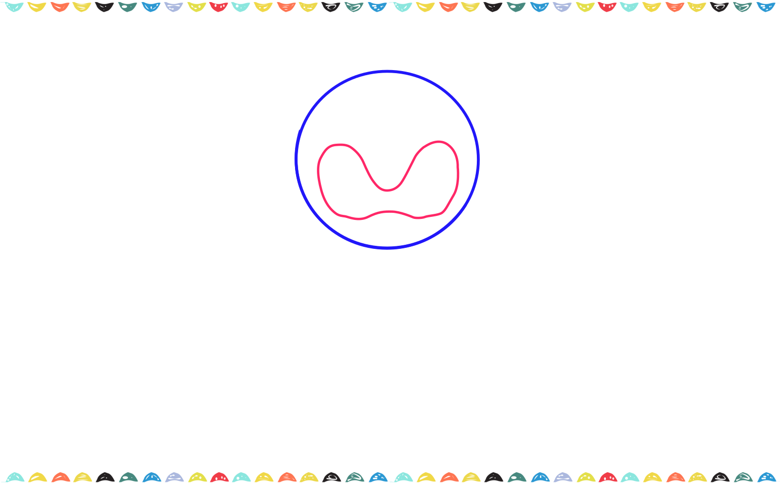 Sketch a small curve to connect the two oval eye shapes in the center for Sonic's eyes step 3