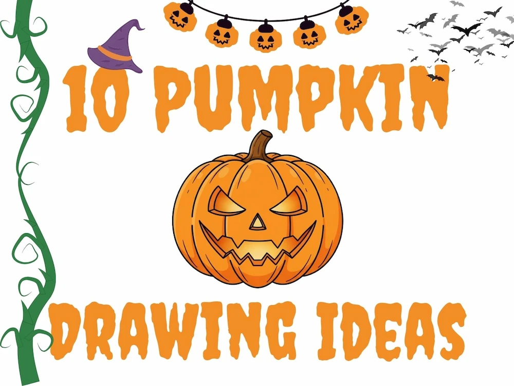 10 pumpkin drawing ideas cover image