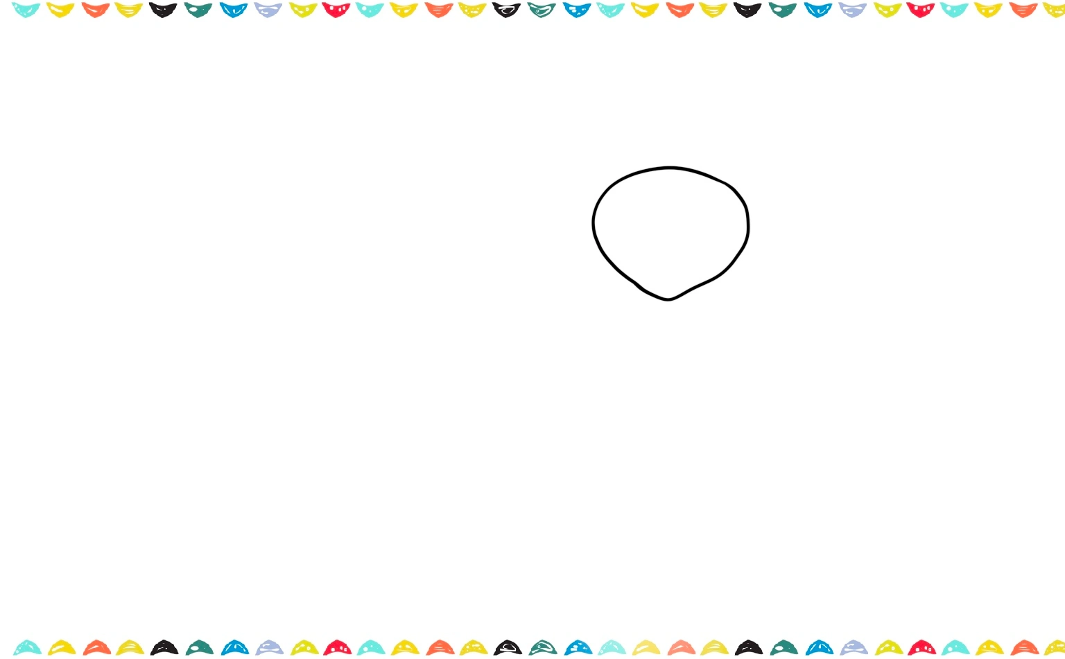 First draw the cheetah’s head step 1 