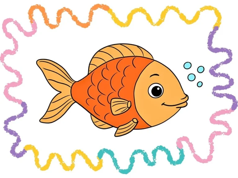 how to draw a fish step by step tutorial cover image