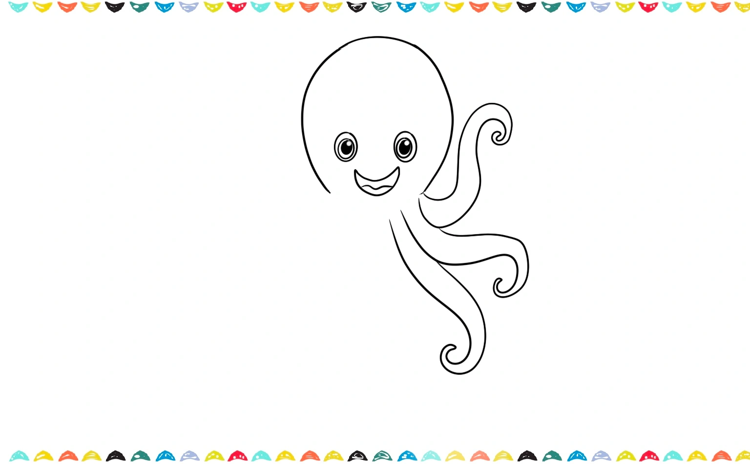 adding the tentacles of the octopus step 3 