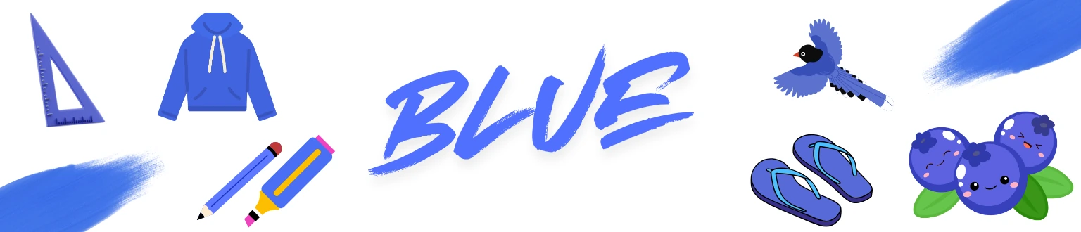Primary color blue