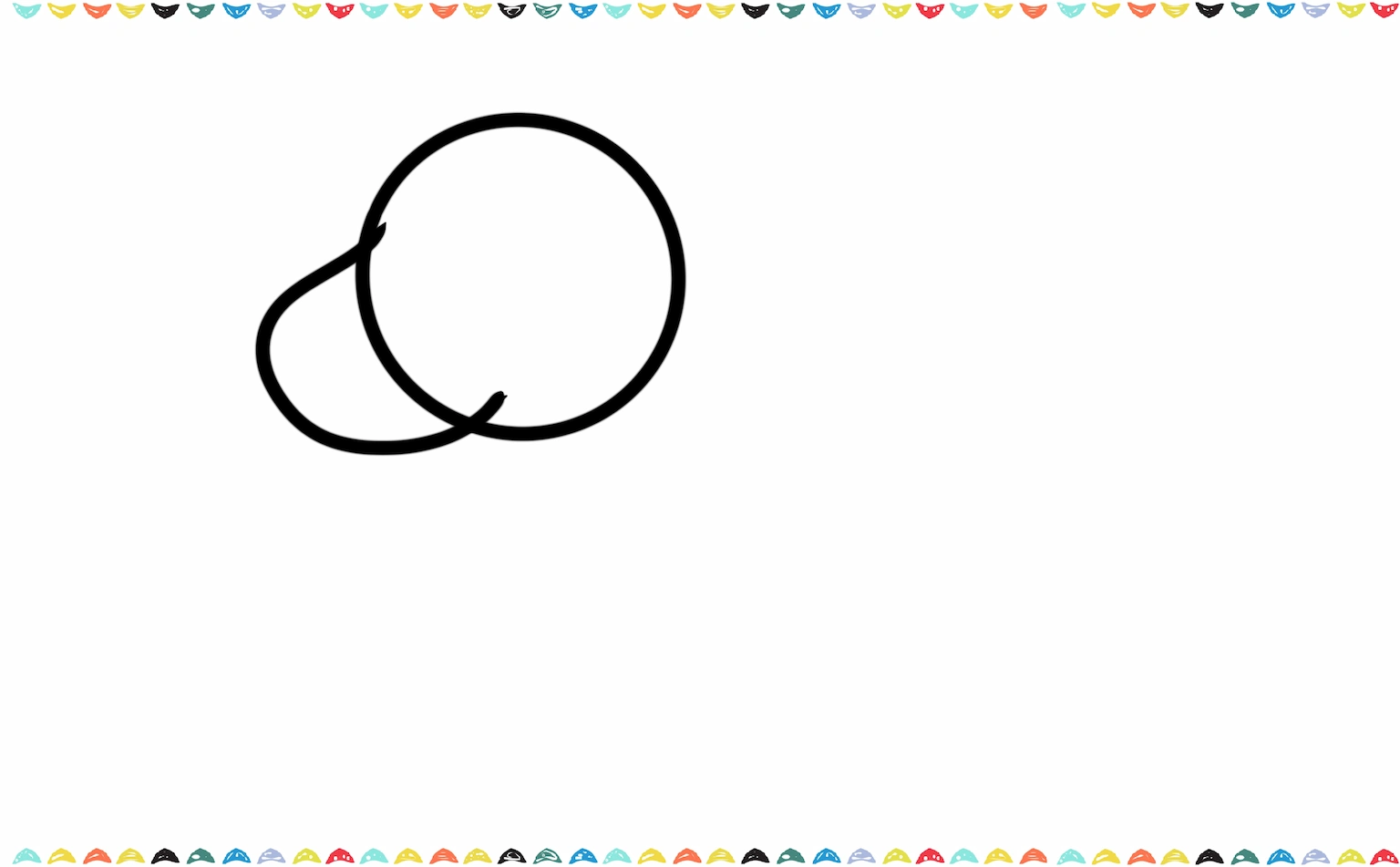 easy dog drawing step by step - draw a big oval shape for the dog's head step 1