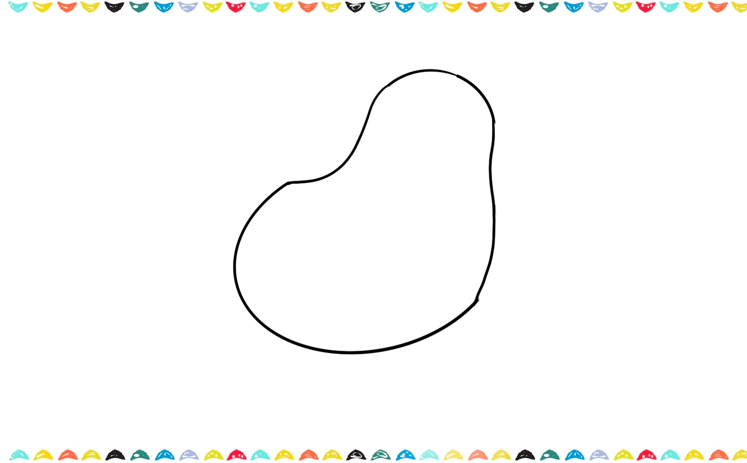 Erase to remove the pencil lines - how to draw a chicken step 4