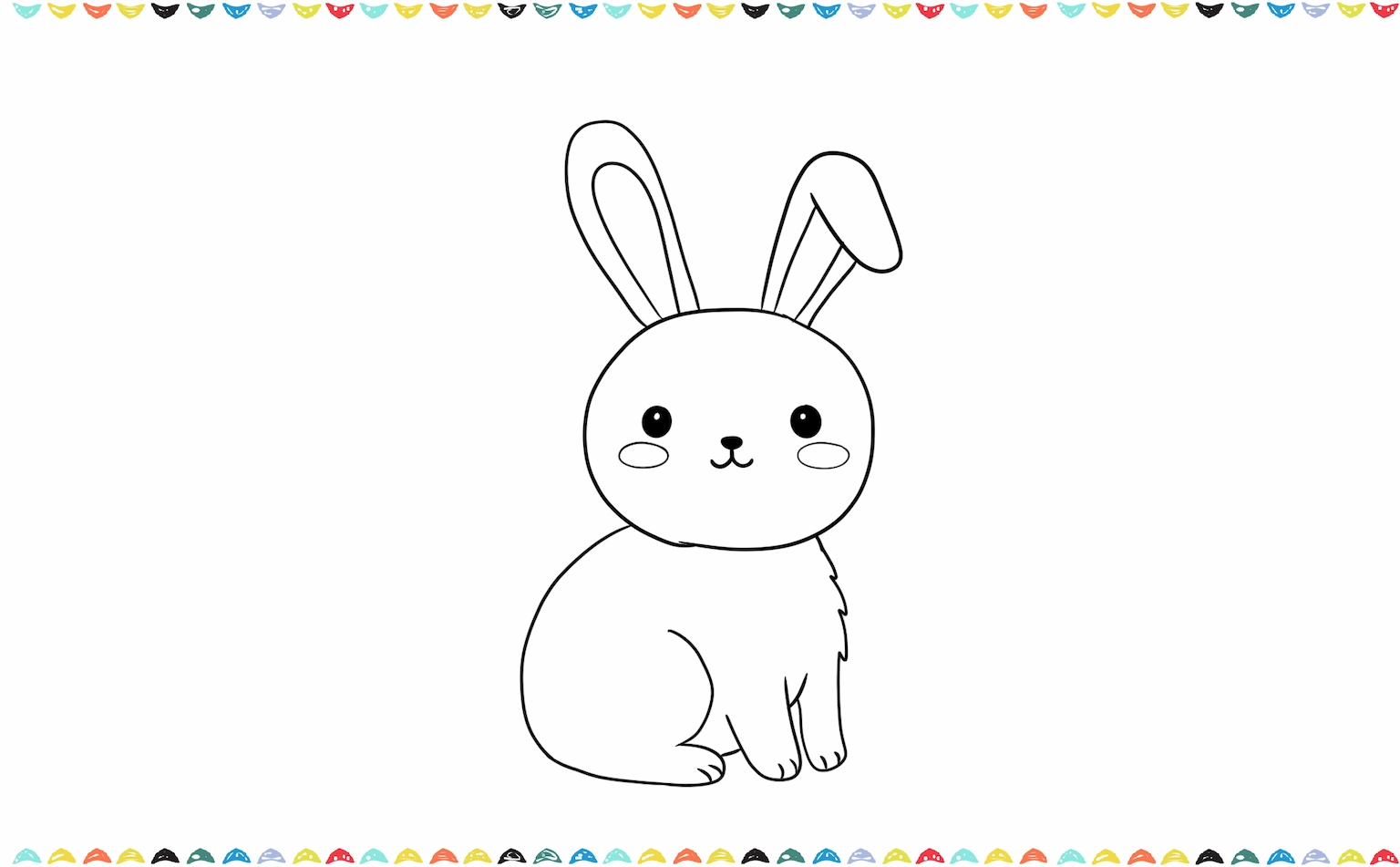 Add two short back legs and rounded feet with tiny toes step 8