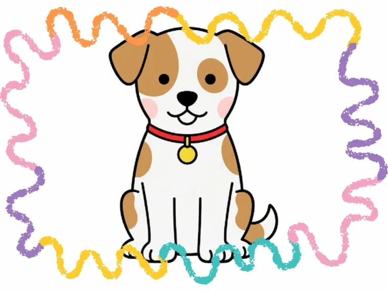 how to draw a cute dog featured image