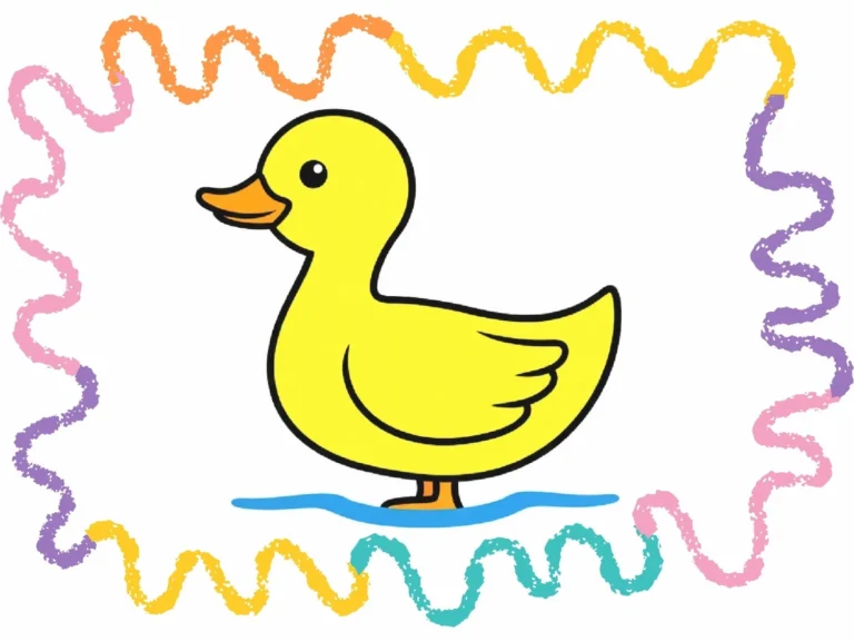 how to draw a duck tutorial cover image
