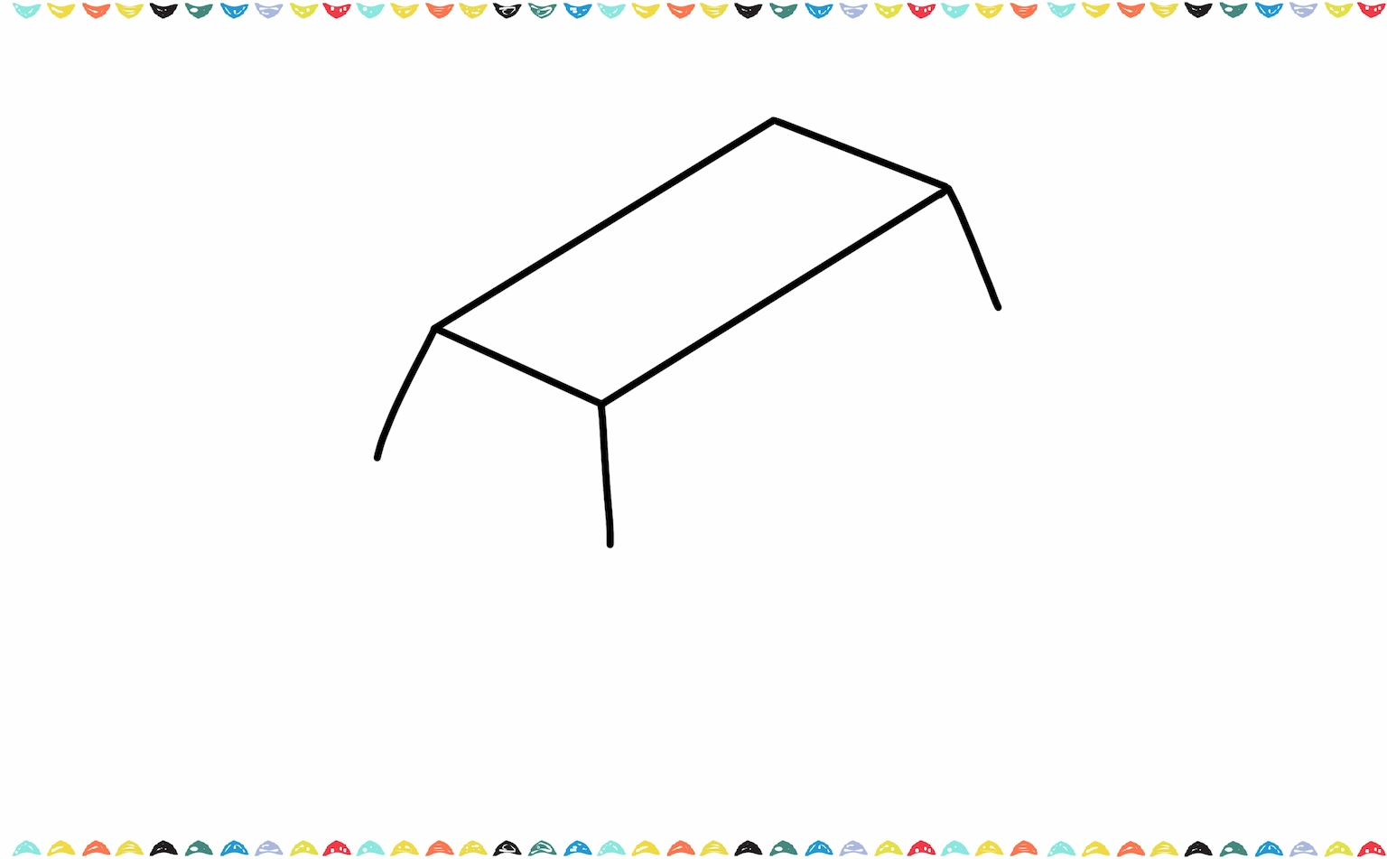 draw short lines down to the bottom edges from the corners of the gold bar's top surface step 3