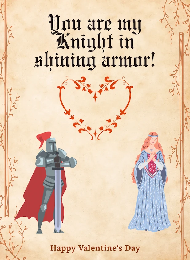 Medieval Valentine’s Day Cards 