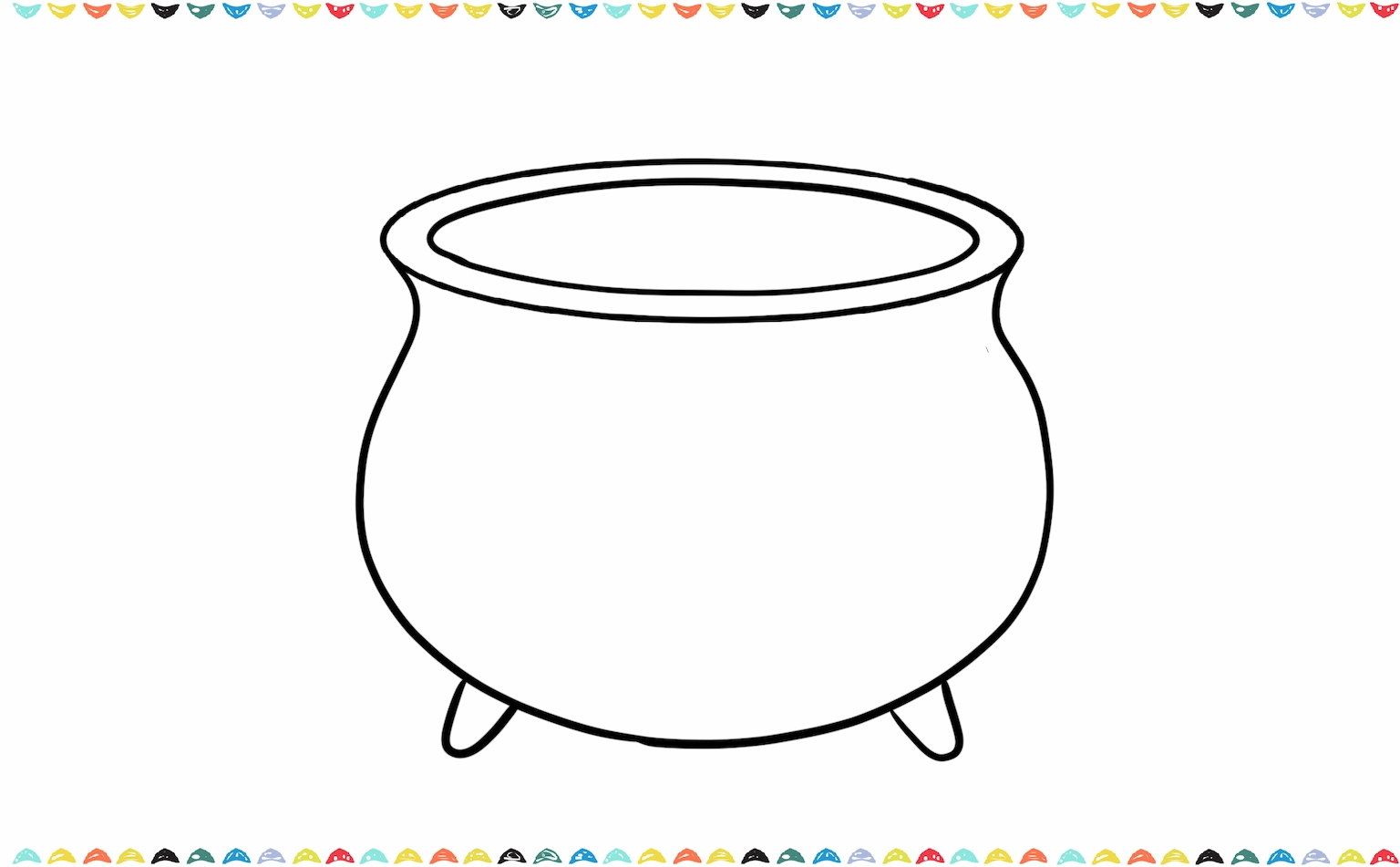 Add two small angled legs under the pot to make the pot stand up step 4