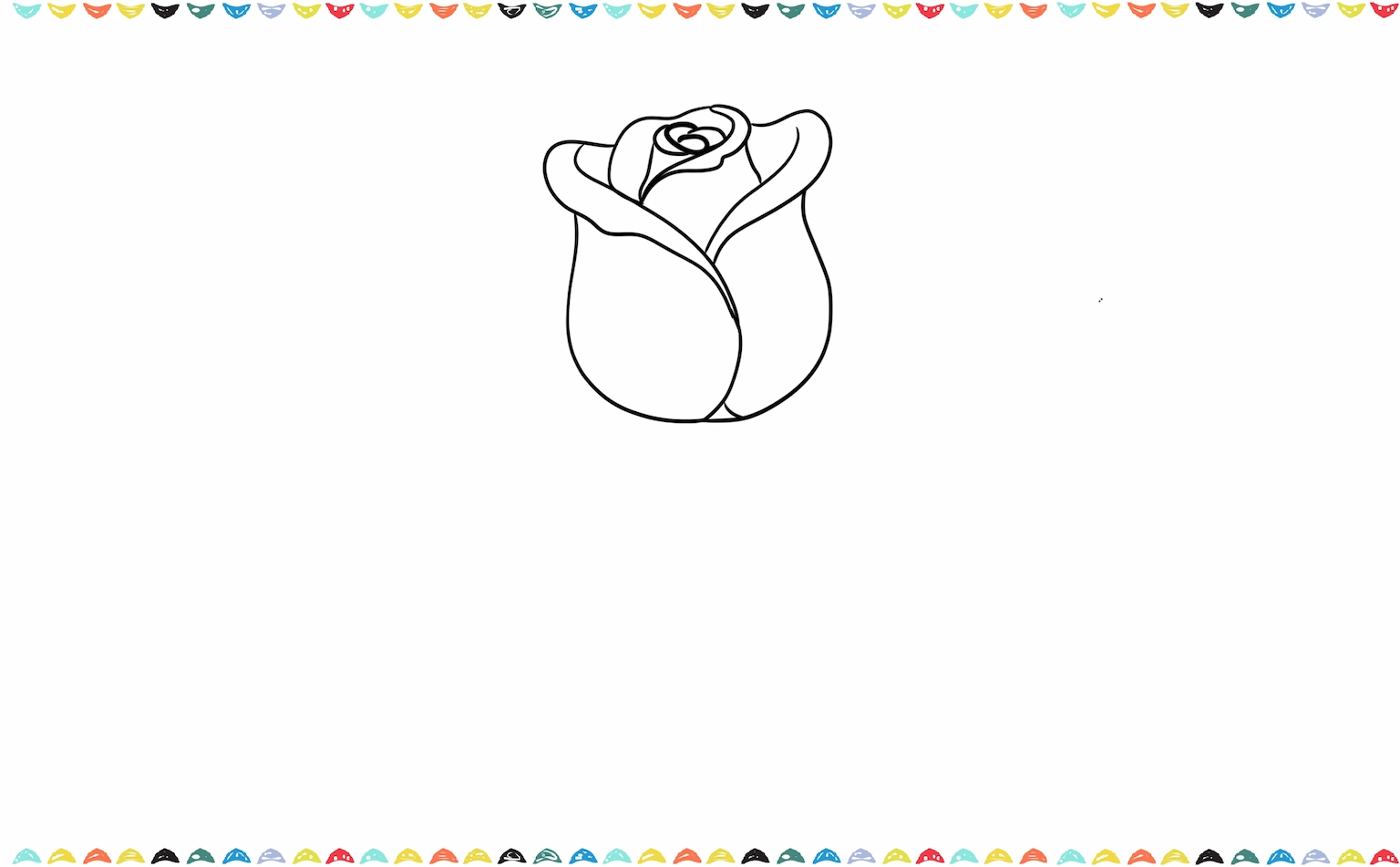 how to draw an easy rose - add inner petals around the rose sketch step 7