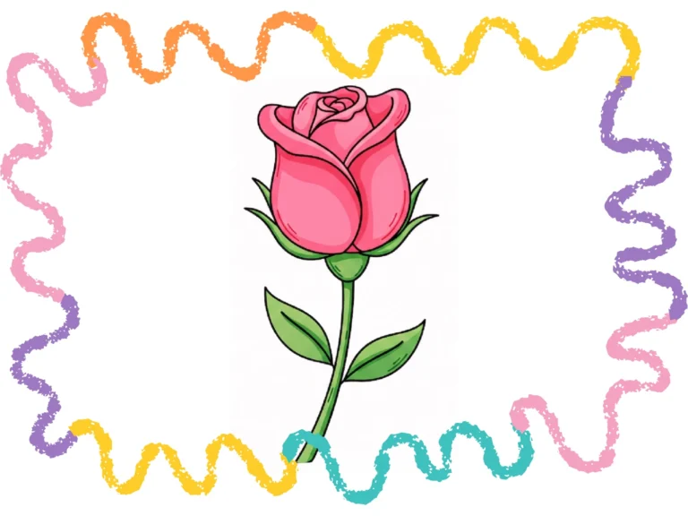 how to draw an easy rose easy tutorial cover image