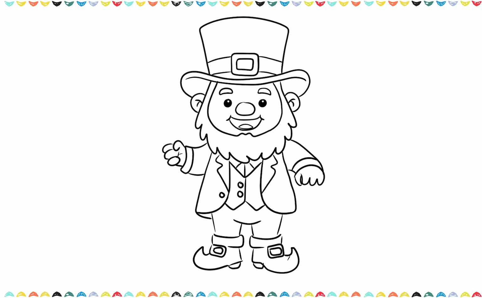 Add more details to make the leprechaun drawing look more realistic step 11