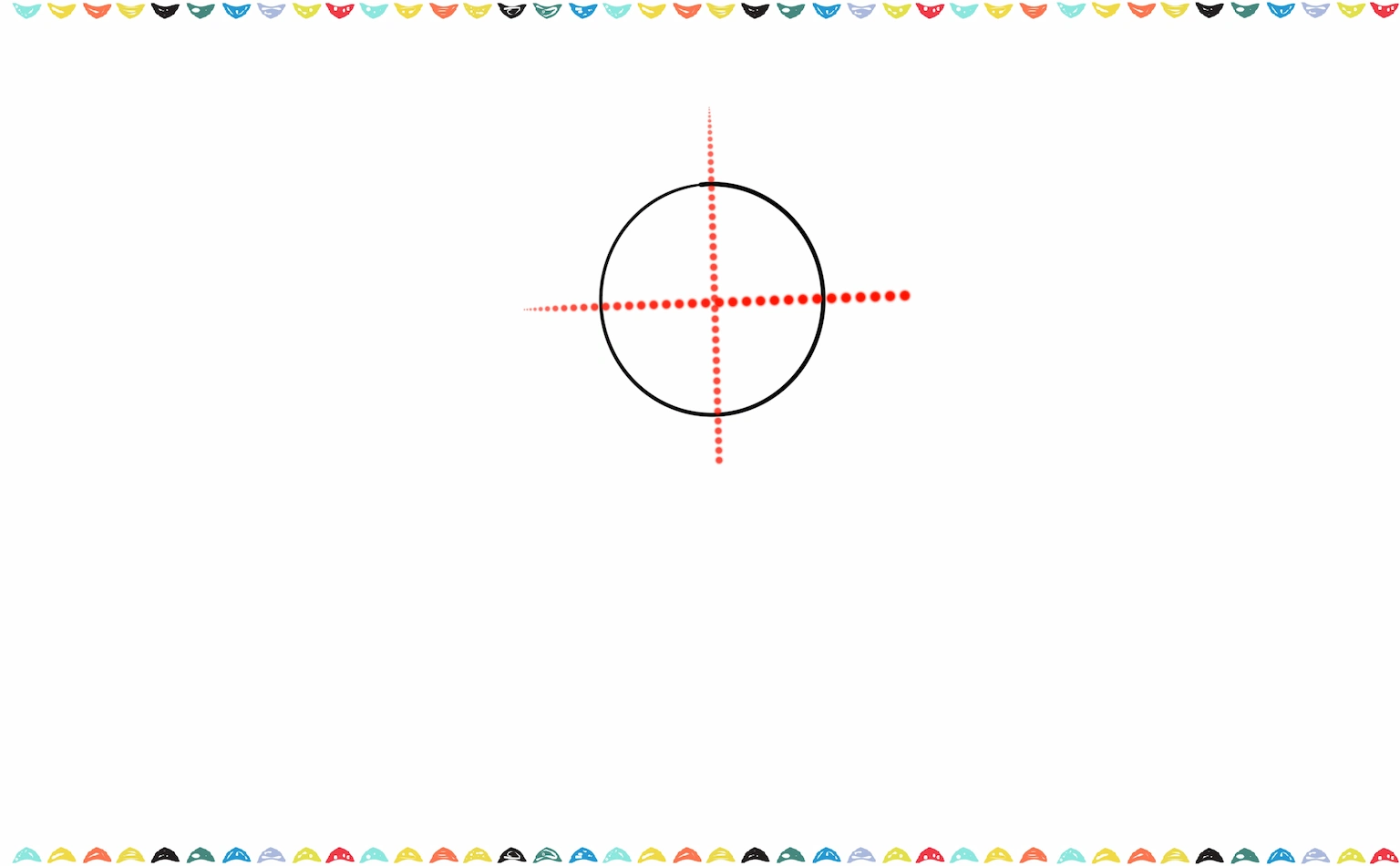 Add a light vertical and horizontal line on the center of the leprechaun's head step 2