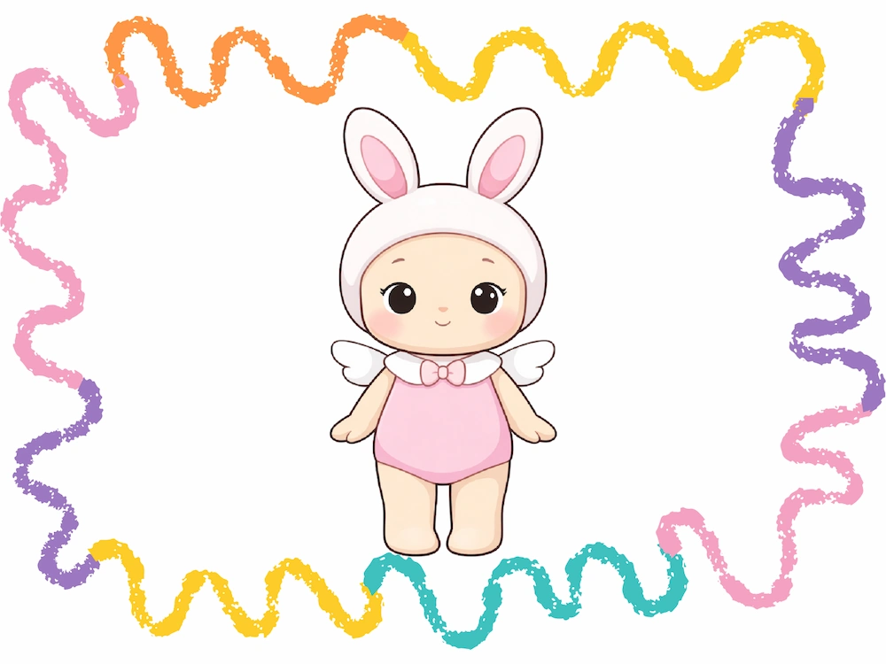 Sonny angel drawing bunny version