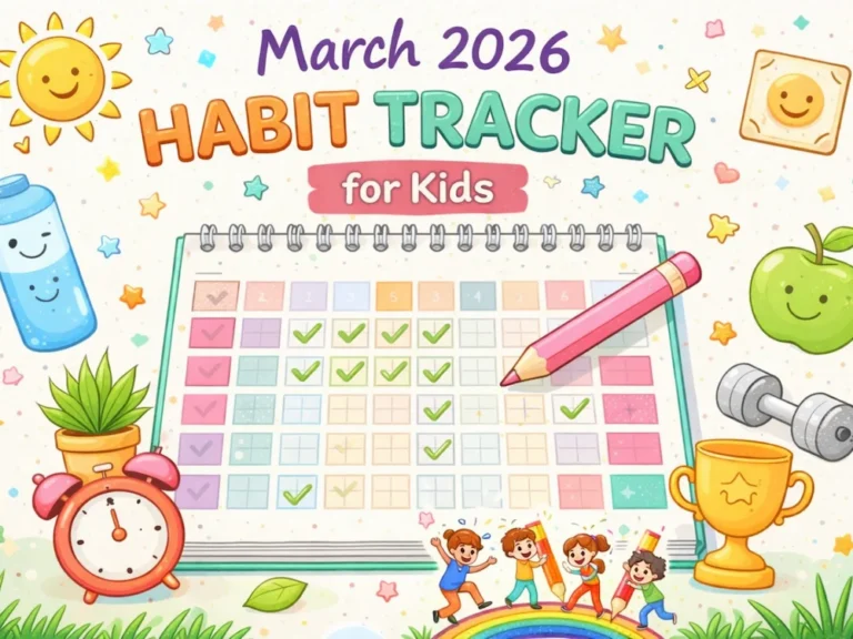 March 2026 habit trcker blog cover image