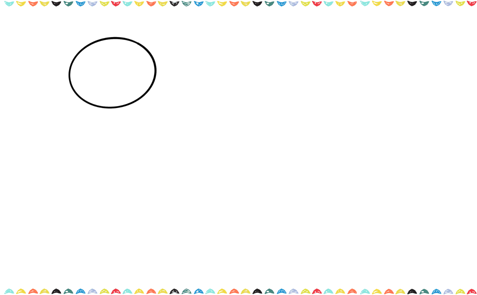 how to draw a cartoon dog- draw an oval for the head step 1