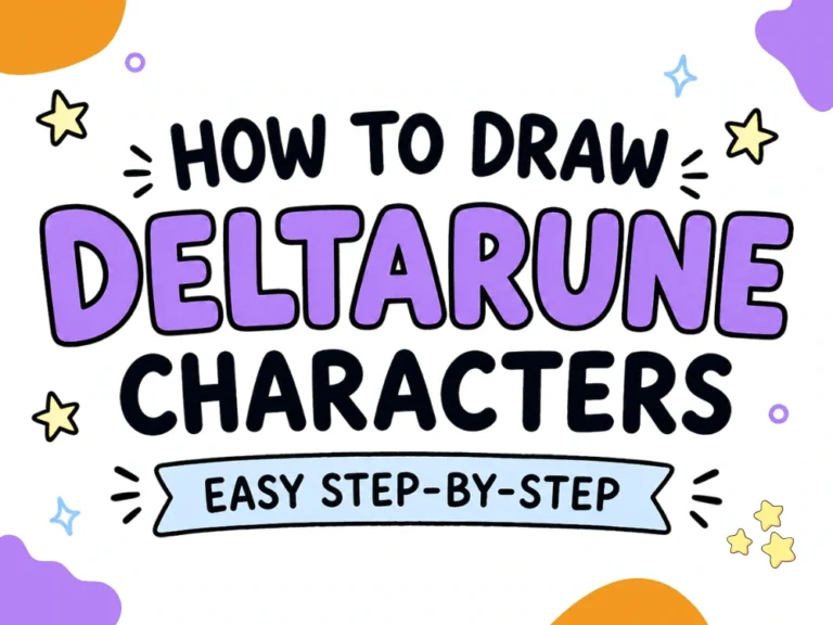 how to draw deltarune characters