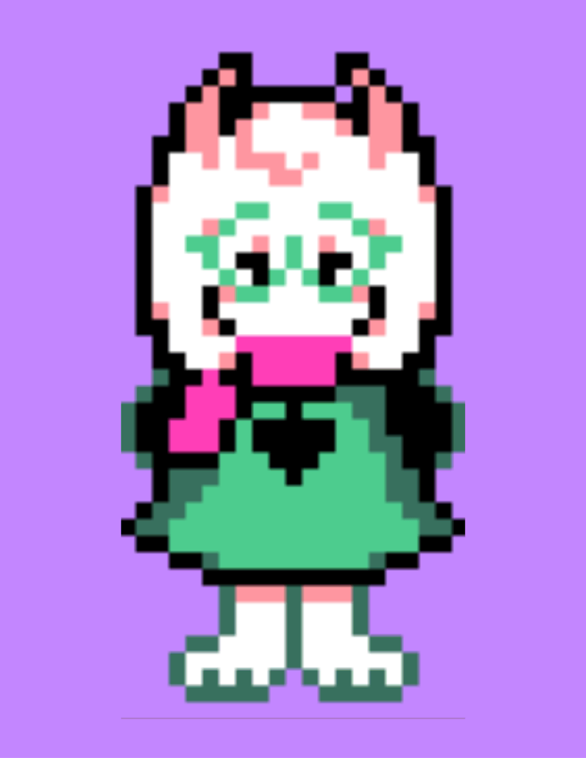 how to draw ralsei deltarune easy step by step